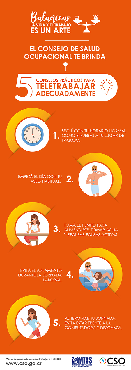 CONSEJOS PARA EL TELETRABAJO