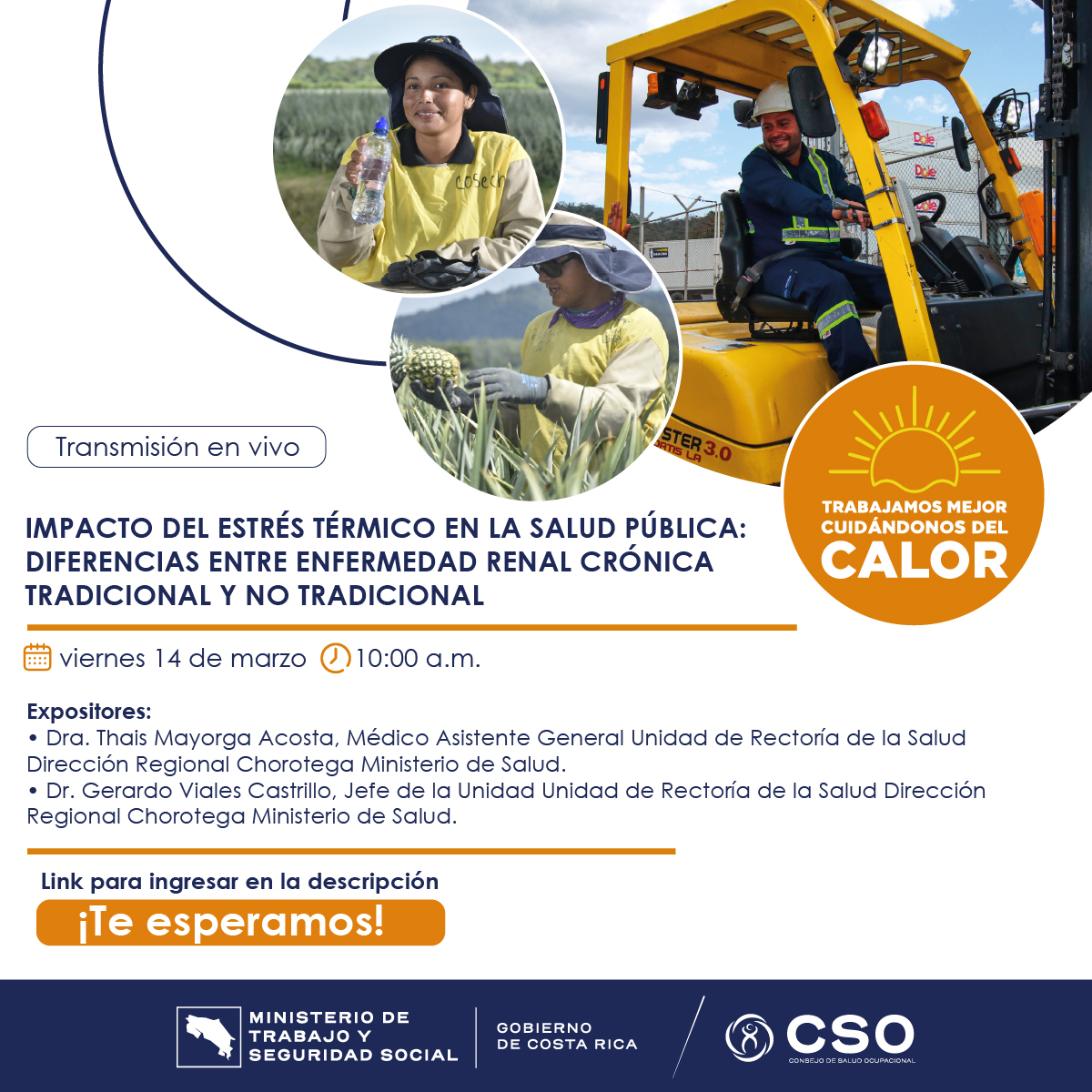 Trabajamos mejor cuidándonos del calor